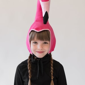 Flamingo Hat costume Halloween costume Girl costume, holiday outfit image 1