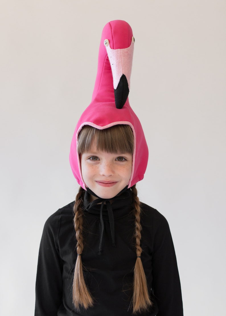 Flamingo Hat costume Halloween costume Girl costume, holiday outfit image 1