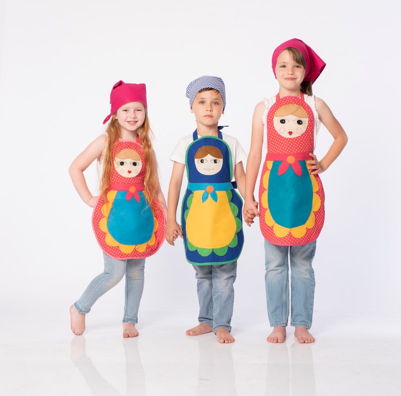 Russian nesting doll costume for girls You&Me Collection Etsy