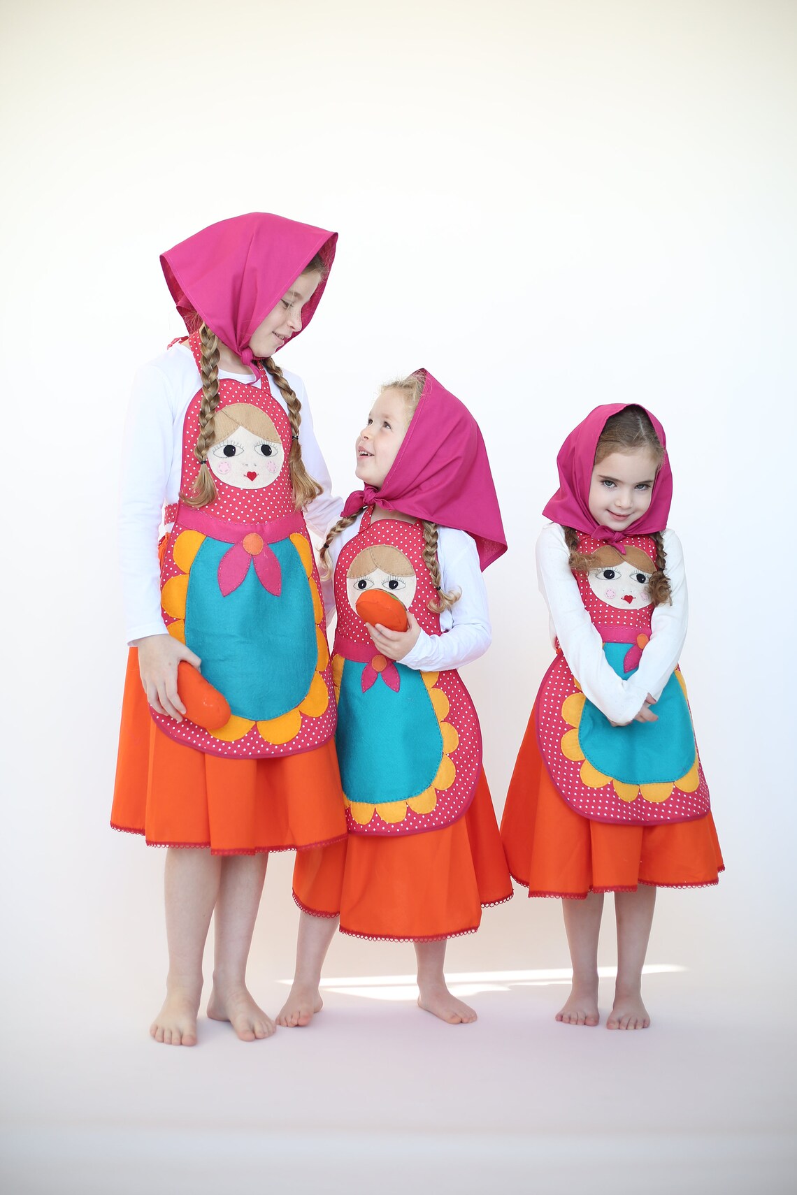 Russian Nesting Doll Costume for Girls Premium Collection Etsy