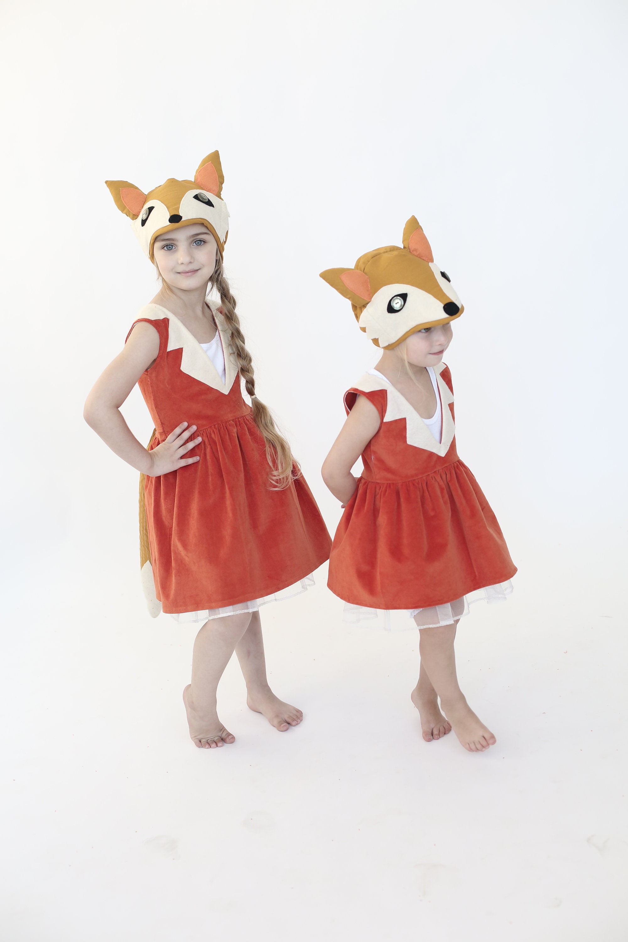 Girls Fox Costume Premium Collection Halloween Costume - Etsy Hong Kong