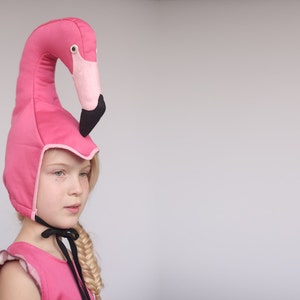 Flamingo Hat costume Halloween costume Girl costume, holiday outfit image 4