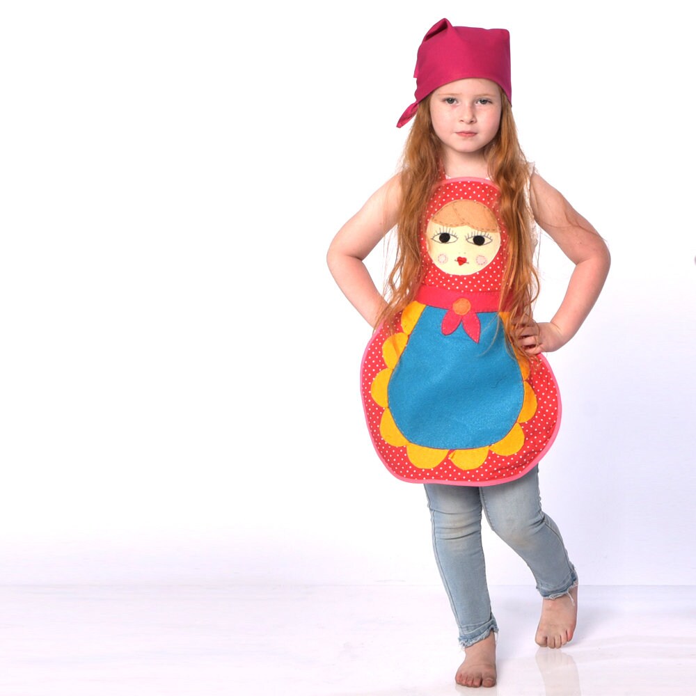 Russian nesting doll costume for girls You&Me Collection Etsy