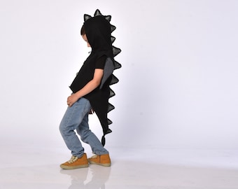 Black dragon costume, costumes for kids,  boys costume, girls costume, dragon kids costume, black costume, Halloween kids costume