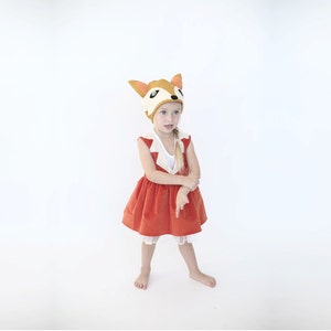 Girls Fox costume premium collection Halloween costume Girl costume image 3