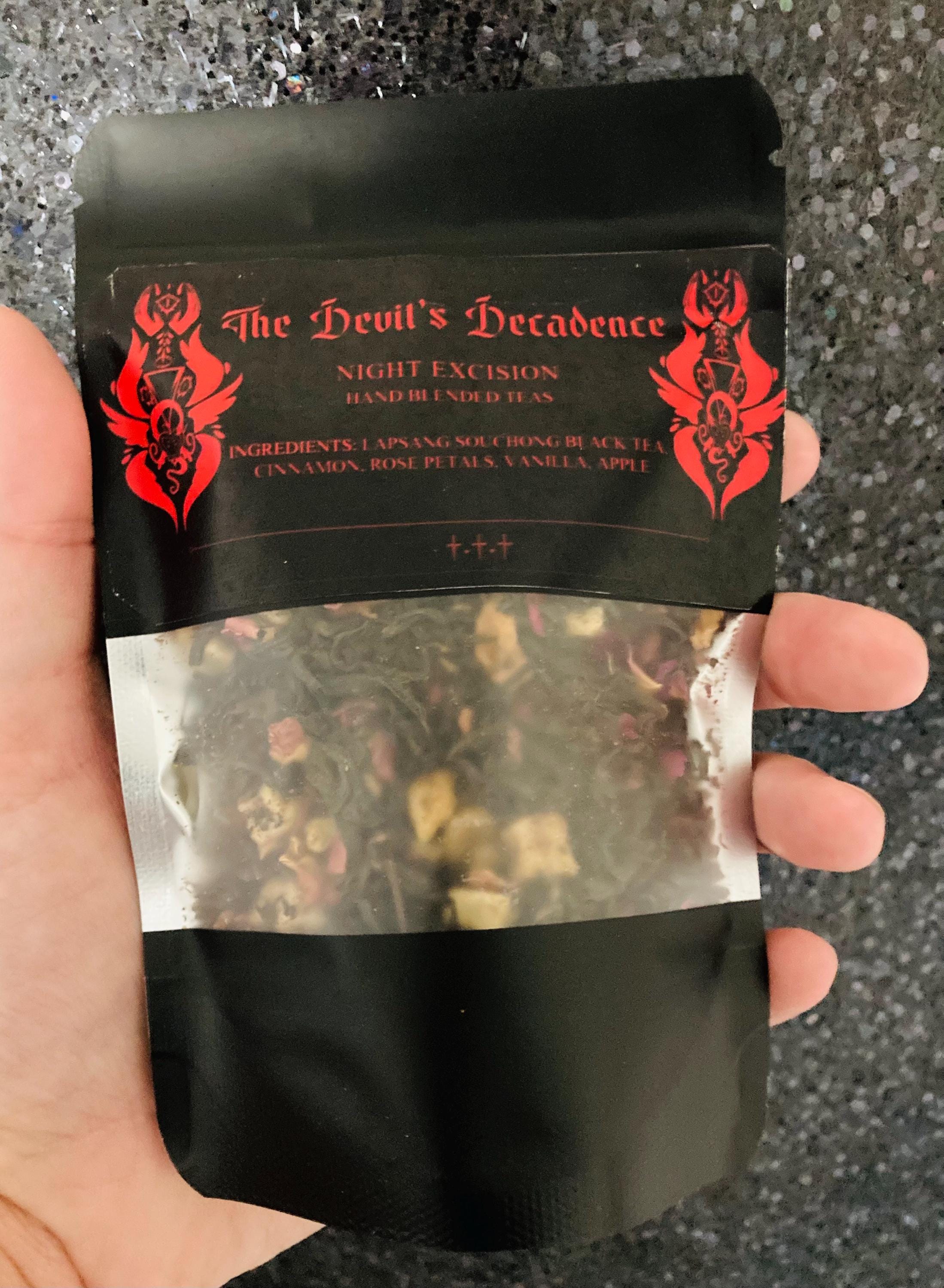 Lucifer Tea Spit Lucifer Morningstar Hazbin Hotel Inspired Tea | the Devil's Decadence ...