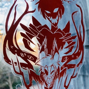 Spirits and Specters - Clear Alastor Vinyl Car Decal