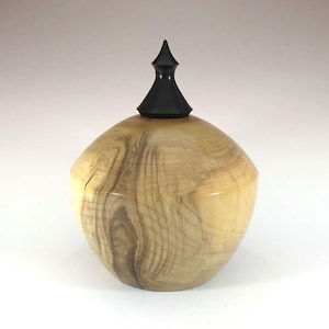 Keepsake Wood Cremation Urn - Human Urn / Pet Urn / Child Urn / Infant Urn/ Small / Natural Urns - 55ci  NU02-hc-em - FREE DOMESTIC SHIPPING