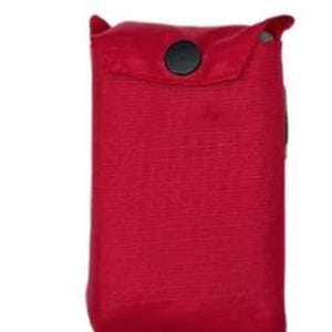 Red Plain Foldable Shopping Bag Shopper Shopping Tote Personalised by Kuati Mayfair