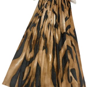 Brown Bold Tiger Print Scarf Animal Print SHawl by Kuati Mayfair