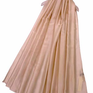 Beige Champagne Beige Silk Scarf Bridal Scarf Ivory Wedding Shawl Womens SIlk Scarf by Kuati Mayfair