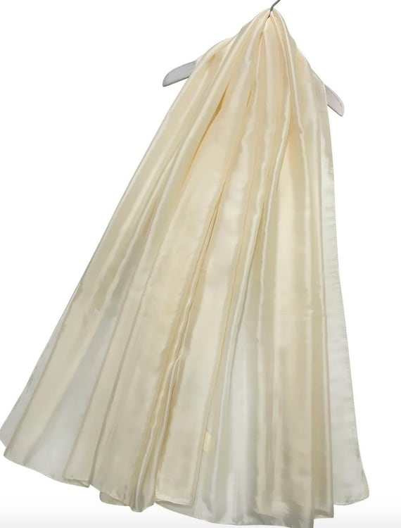 Cream Silk Scarf Womens Scarf Ivory Designer Scarf silk, Bridal Scarf Wedding Scarf Ivory By Kuati Mayfair