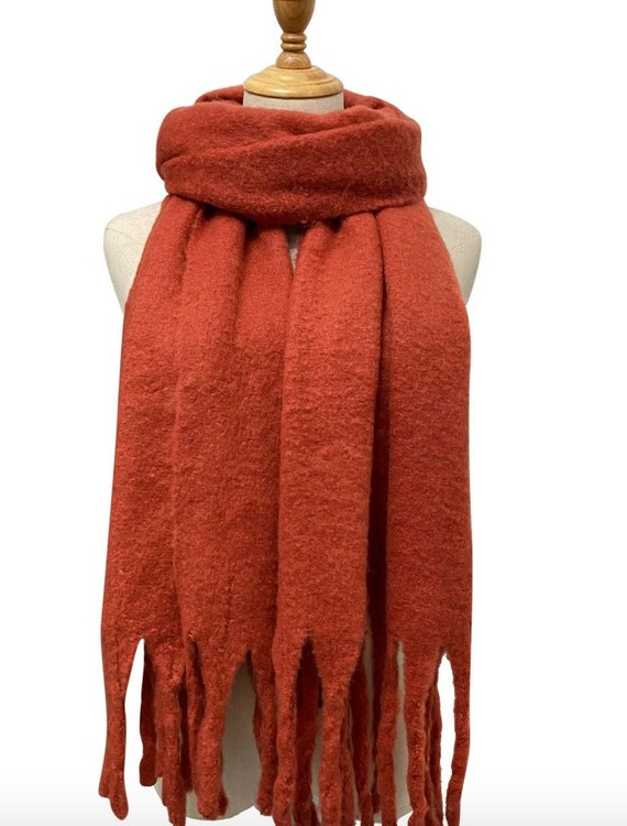 Beurlike Sciarpa Invernale Donna A Quadri - Extra Lunga 230cm, Calda E Morbida Con Nappe, Scialle Coperta - 4