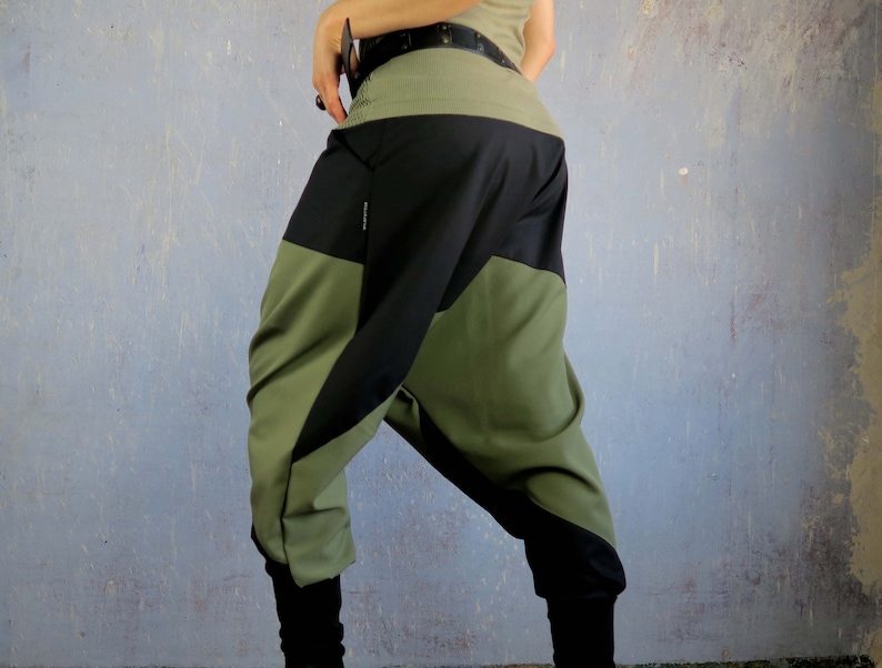 Harem trousers OLIVE/_MIX