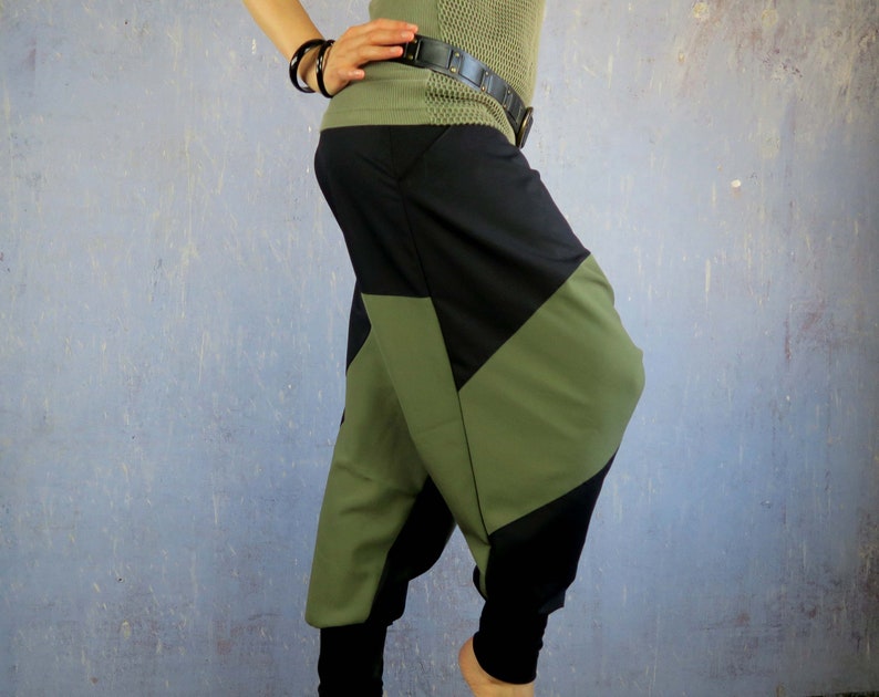 Harem trousers OLIVE/_MIX