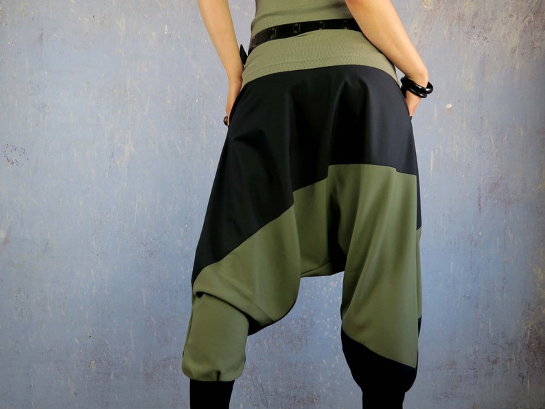 Harem trousers OLIVE/_MIX
