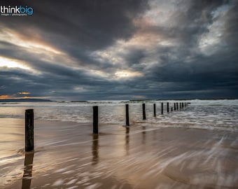 Portstewart Strand, Photograph Print, Northern Ireland, County Derry, Londonderry, Ireland Landscape Photos, Stormy Beach, Irish Wall Art