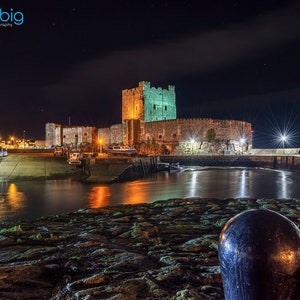 Carrickfergus Castle Print, Northern Ireland, Carrick Castle Photo, County Antrim, Ireland Photography, Belfast Lough, Irish Wall Art