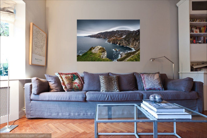 Slieve League Cliffs, Photography Print, Donegal Ireland, Ireland Photography, County Donegal, Ireland Landscapes, Seascape, Irish Wall Art image 2