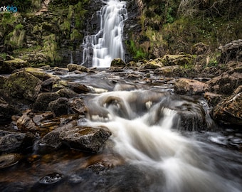 Assaranca Waterfall, County Donegal, Ireland, Photo Print, Eas a' Ranca Waterfall, Ireland Landscapes, Ardara, Photograph, Irish Wall Art
