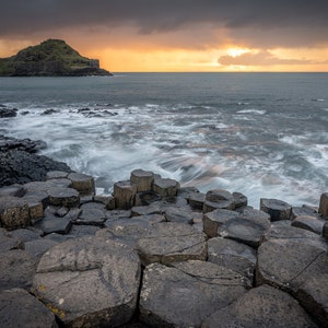 Giants Causeway, Northern Ireland, Photograph Print, Irish Landscape Photos, Antrim Coast, Ireland Landscape Photography, Irish Wall Art