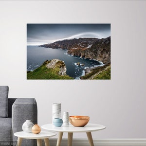 Slieve League Cliffs, Photography Print, Donegal Ireland, Ireland Photography, County Donegal, Ireland Landscapes, Seascape, Irish Wall Art image 3