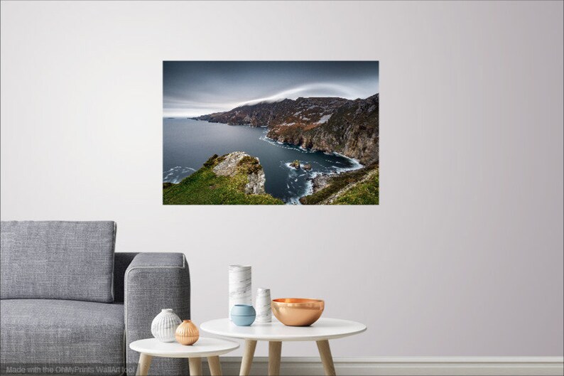 Slieve League Cliffs, Photography Print, Donegal Ireland, Ireland Photography, County Donegal, Ireland Landscapes, Seascape, Irish Wall Art image 3