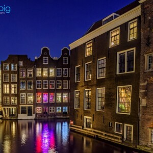 Amsterdam Canal Houses, Amsterdam Photography, De Wallen Amsterdam, The Netherlands, Amsterdam Canals, Holland Cityscape, Amsterdam Wall Art