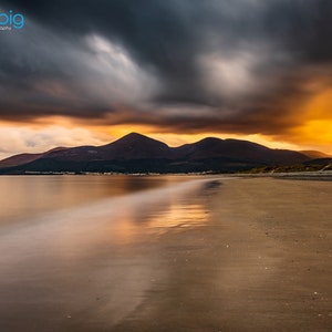 Mourne Mountains, Murlough Beach, Photograph Print, Northern Ireland, Irish Landscape Photos, Newcastle, County Down, Irish Wall Art