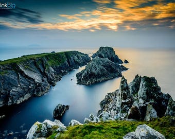 Malin Head, Donegal Ireland, Photo Print, Irish Landscapes, Ireland Photography, Wild Atlantic Way, Ocean Photograph, Irish Wall Art