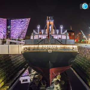 SS Nomadic, Titanic Belfast, Photo Print, Harland and Wolff, Belfast Shipyard, Northern Ireland, HMS Titanic, Belfast Wallart, Ireland Photo