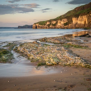 Whiterocks Beach, Portrush, Photo Print, County Antrim, Northern Ireland, Giants Causeway Coast, Landscape Photograph, Irish Wall Art