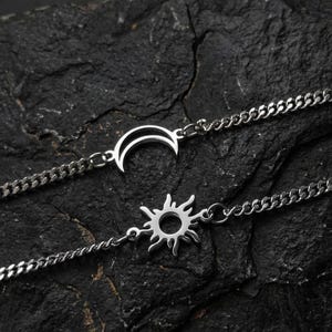 Sun and Moon Matching Bracelets for Couples, Anniversary Gift, Valentine’s Day Gift, Best friends Bracelets,Matching Bracelets,Birthday Gift