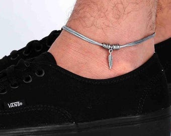 Ankle Bracelet For Men, Beach Jewelry, Summer Jewelry, Fott Jewelry, Men's Anklet, Ankle bracelet, Jewelry For Men, Gift For Boyfriend Men