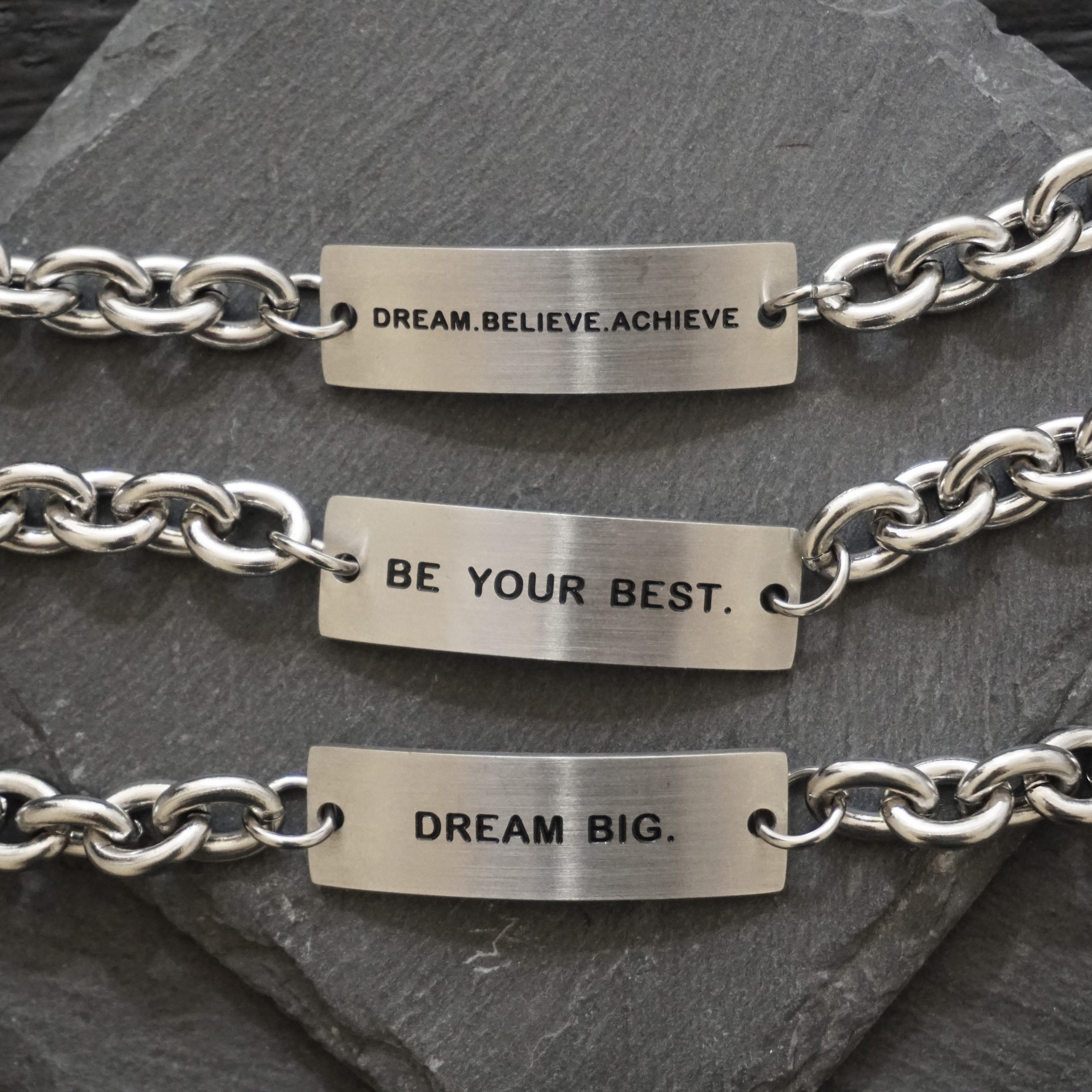Men's Bracelet Inspirational Bracelet Motivational Etsy