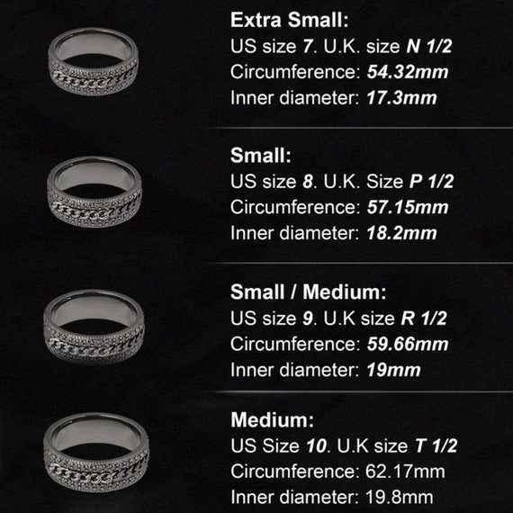 Mens ring outlet size p