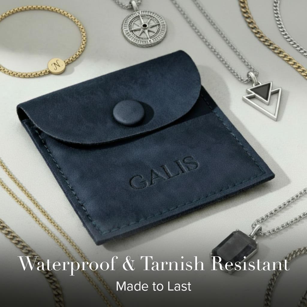 メンズブラックネックレス、ミニマリストメンズチェーンネックレス