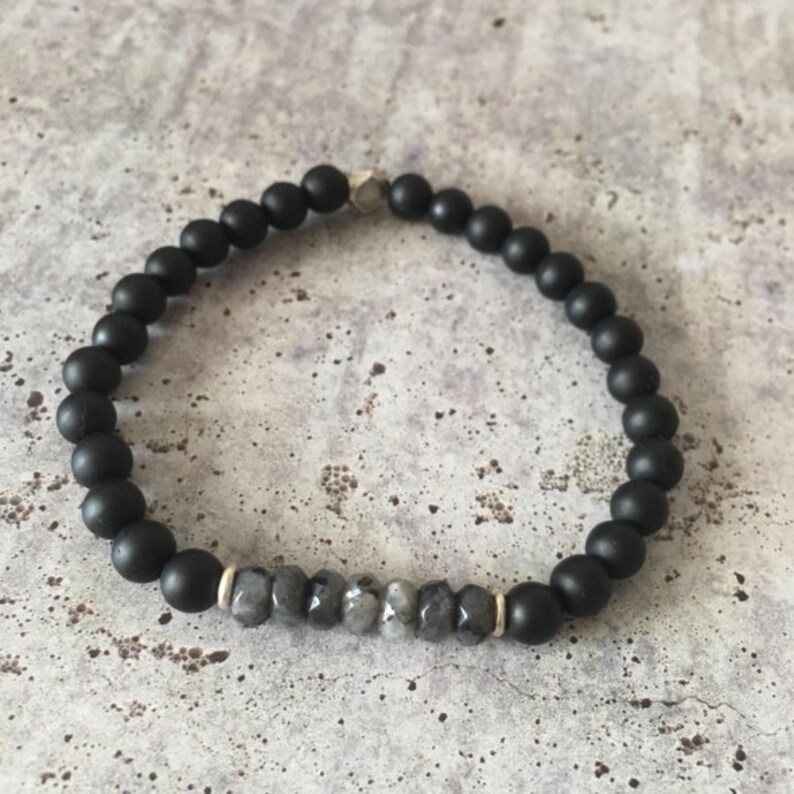 Men's Bracelet Set Men's Beaded Bracelet Etsy