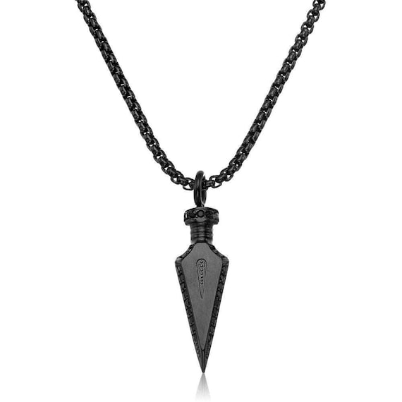 Black sale long chain