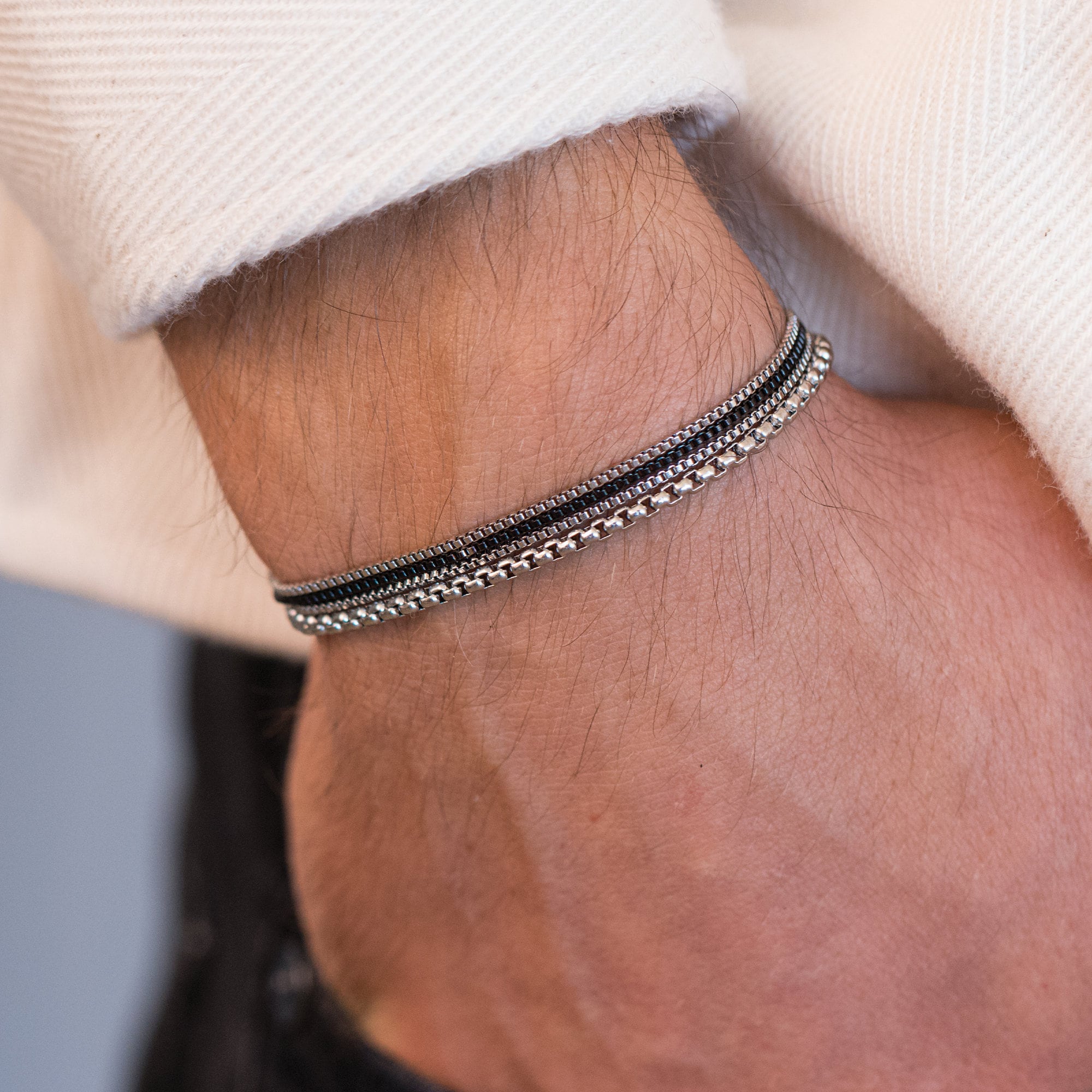 Men LORO E chain bracelet