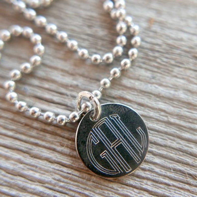 Men's Personalized Necklace Men's Engraved Necklace Etsy