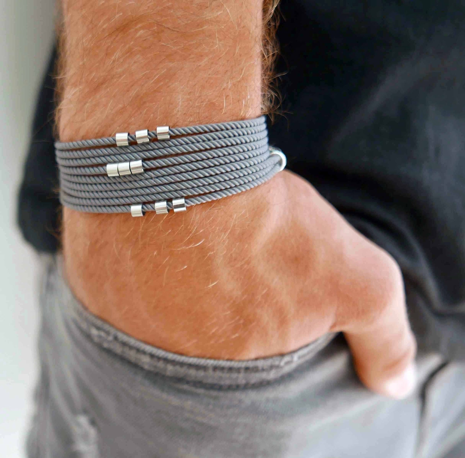 Men's Bracelet Men's Beads Bracelet Men's Etsy