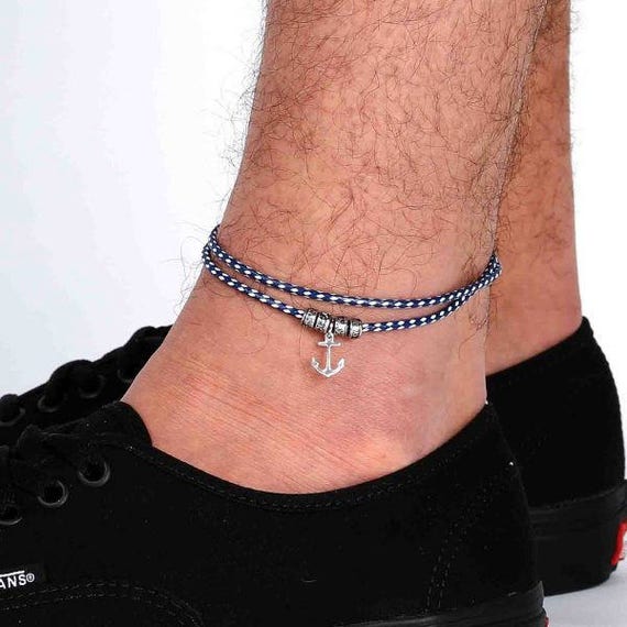 Men's Anklet Men's Ankle bracelet Anklet for Men Etsy