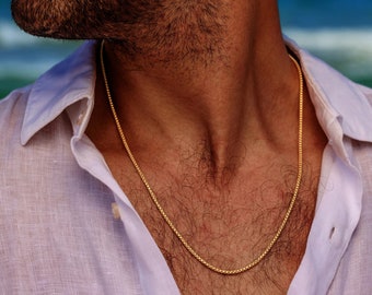 18K ゴールド 四つ葉のクローバー ペンダント メンズネックレス、18Kゴールド四つ葉のクローバーペンダント