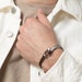 Men's Bracelet - Men's Leather Bracelet - Men's Cuff Bracelet - Men's Jewelry - Boyfriend- Husband- Present For Men - Christmas Gift for Him 
