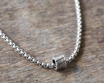 Men's Necklace - Men's Silver Necklace - Men's Jewelry - Men's Gift - Men Jewelry - Men Necklace - Boyfriend Gift - Husband Gift - Guys Gift