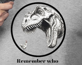 Camiseta de la evolución del pollo T-Rex: divertida y sarcástica
