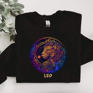Leo Sweatshirt, Leo Zodiac Shirt, Leo Horoscope Tee, Astrology Top, Leo Star Sign top, Scorpio gift, Leo birthday gift