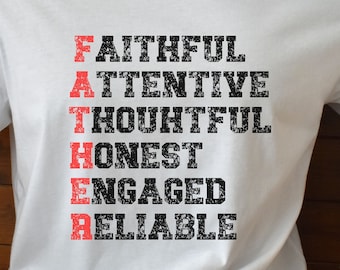 Treuer Vater T-Shirt, Vatertagsgeschenk