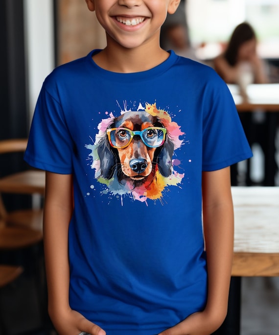 Dachshund Shirt Watercolor Dachshund Shirt Watercolor
